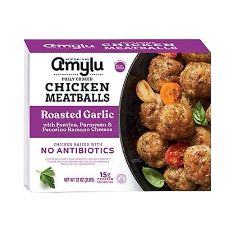 Amylu Roasted Garlic Chicken Meatballs 2lbs