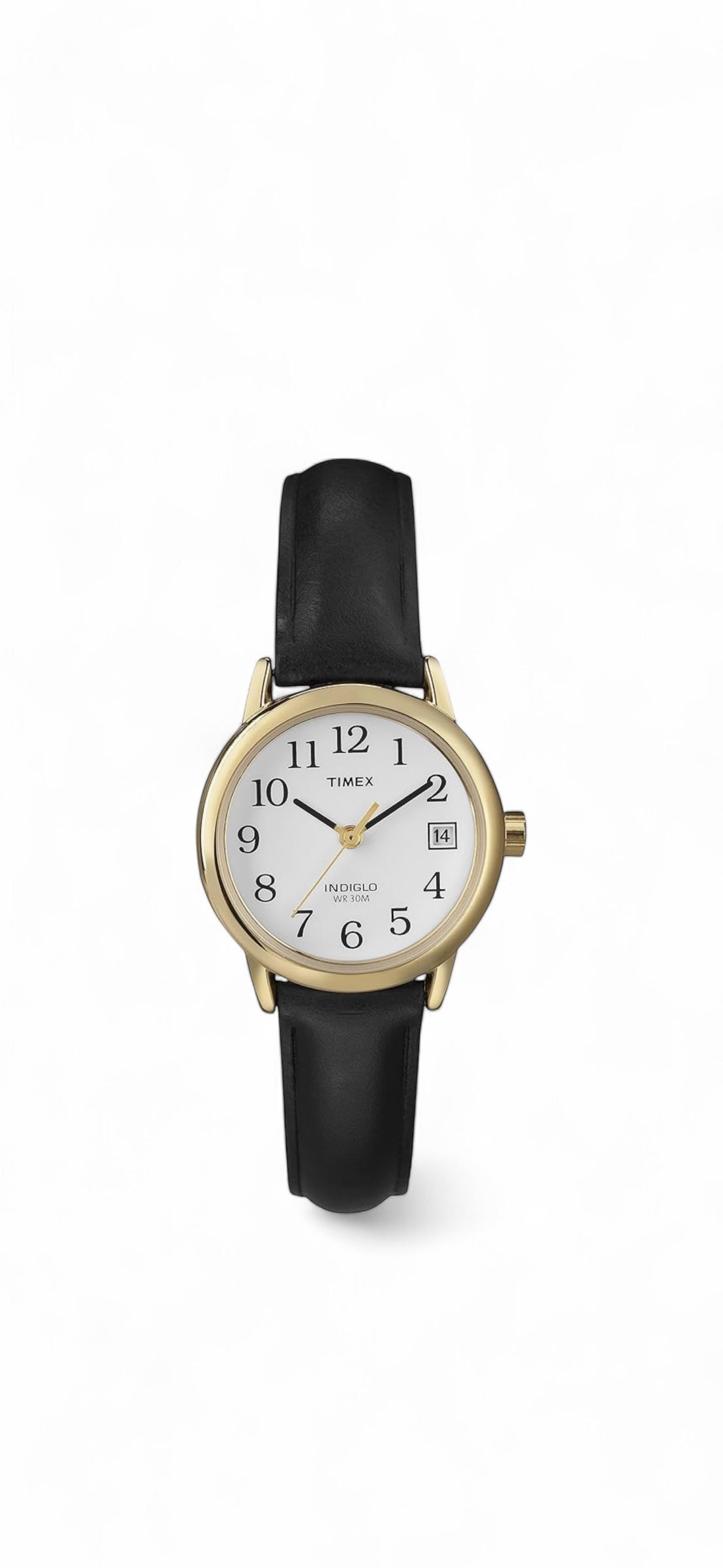 Miykon Ladies Watches for Women - Dainty Womens Watch Analog with Black Vegan Leather Strap