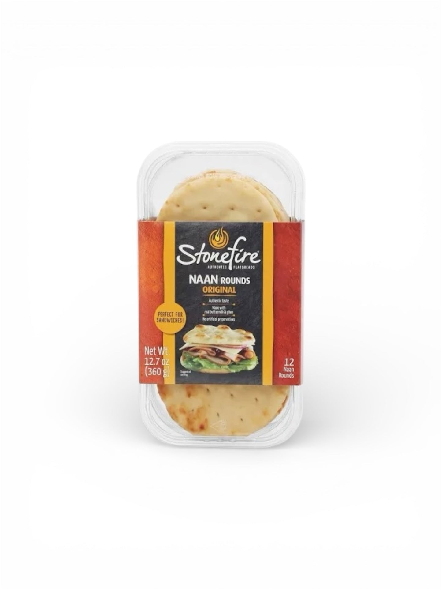 Stonefire Authentic NAAN Flatbread Original 12ct