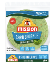 Mission Spinach Wrap 6ct