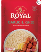Royal Microwavable Rice Garlic & Ghee Pouch