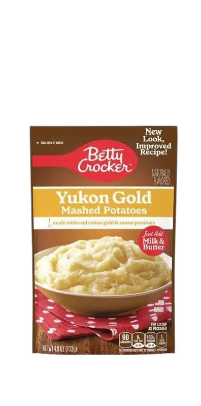 Betty Crocker Yukon Gold Mashed Potatoes