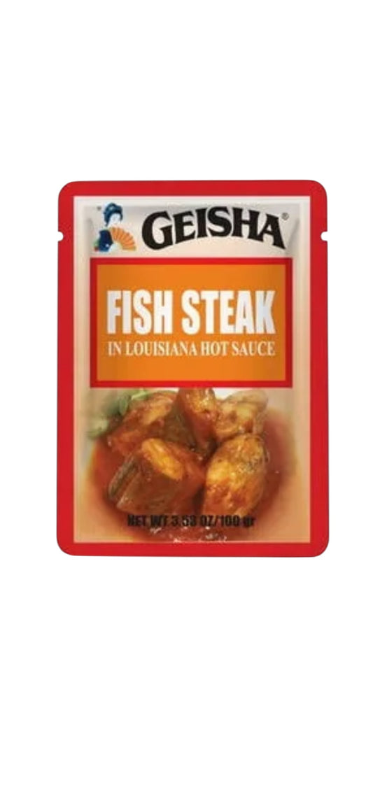 GEISHA Fish Steak in Louisiana Hot Sauce 3PK