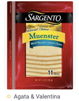 Muenster Cheese Sliced