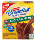 Carnation Breakfast Essentials High Protein Powder Drink Mix, Rich Milk Chocolate, 10ct