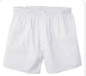 Men's White Boxers 5PK