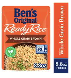 Ben's Ready Rice Whole Grain Brown Pouch