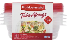 Rubbermaid Square Containers